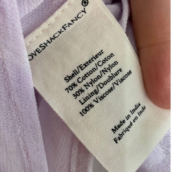 Loveshackfancy x free people Kezia lace tie dye starburst sequin mini skirt nwt - Picture 11 of 12